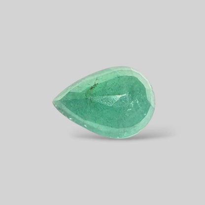 Natural Emerald Pear/Faceted Cut - 6.93 Carats