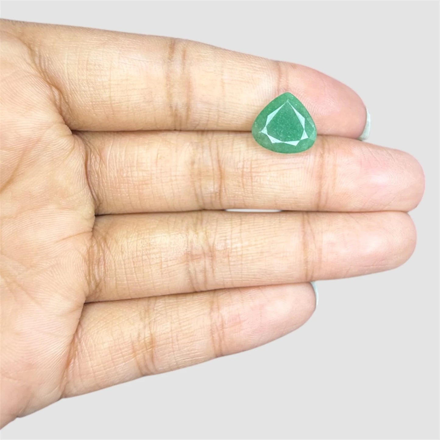 Natural Emerald Pear Mixed Cut - 4.56 Carats