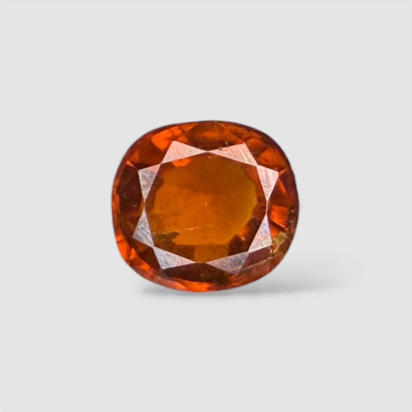 Natural Hessonite Octagonal Mixed Cut - 8.15 Carats
