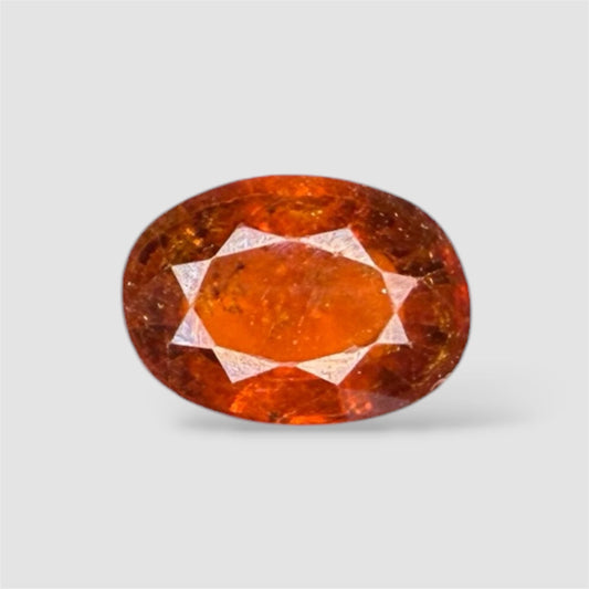 Natural Hessonite Oval Cabochon Cut - 10.75 Carats
