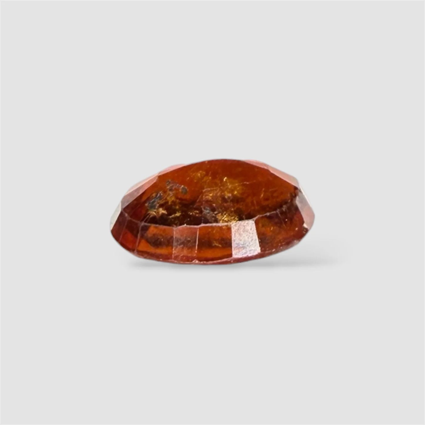Natural Hessonite Oval Cabochon Cut - 10.75 Carats