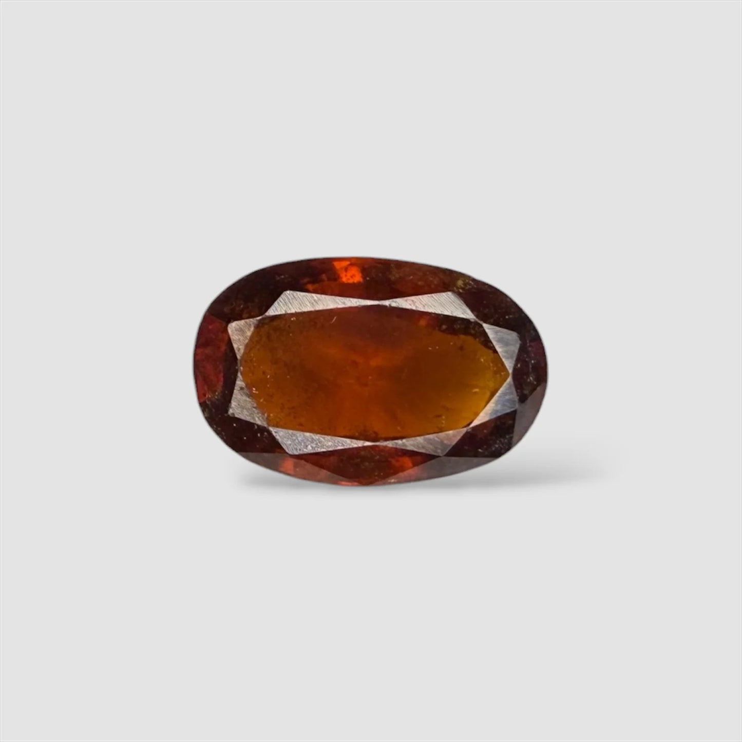 Natural Hessonite Oval Cabochon Cut - 8.20 Carats