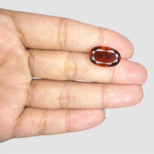 Natural Hessonite Oval Cabochon Cut - 8.20 Carats