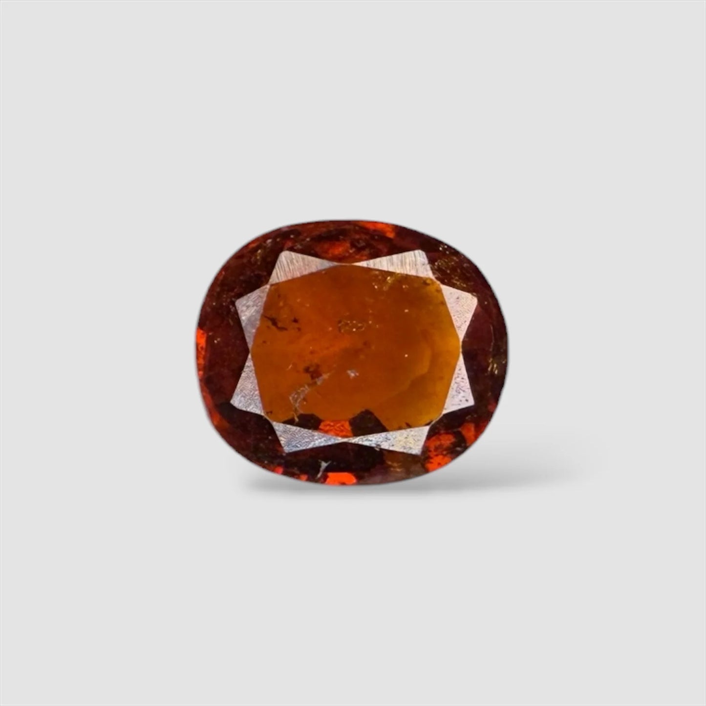 Natural Hessonite Oval Mixed Cut - 7.40 Carats