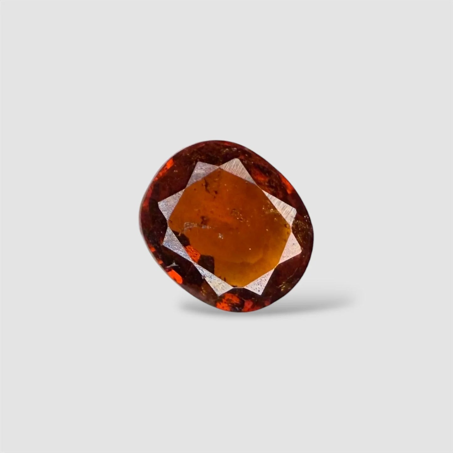 Natural Hessonite Oval Mixed Cut - 7.40 Carats