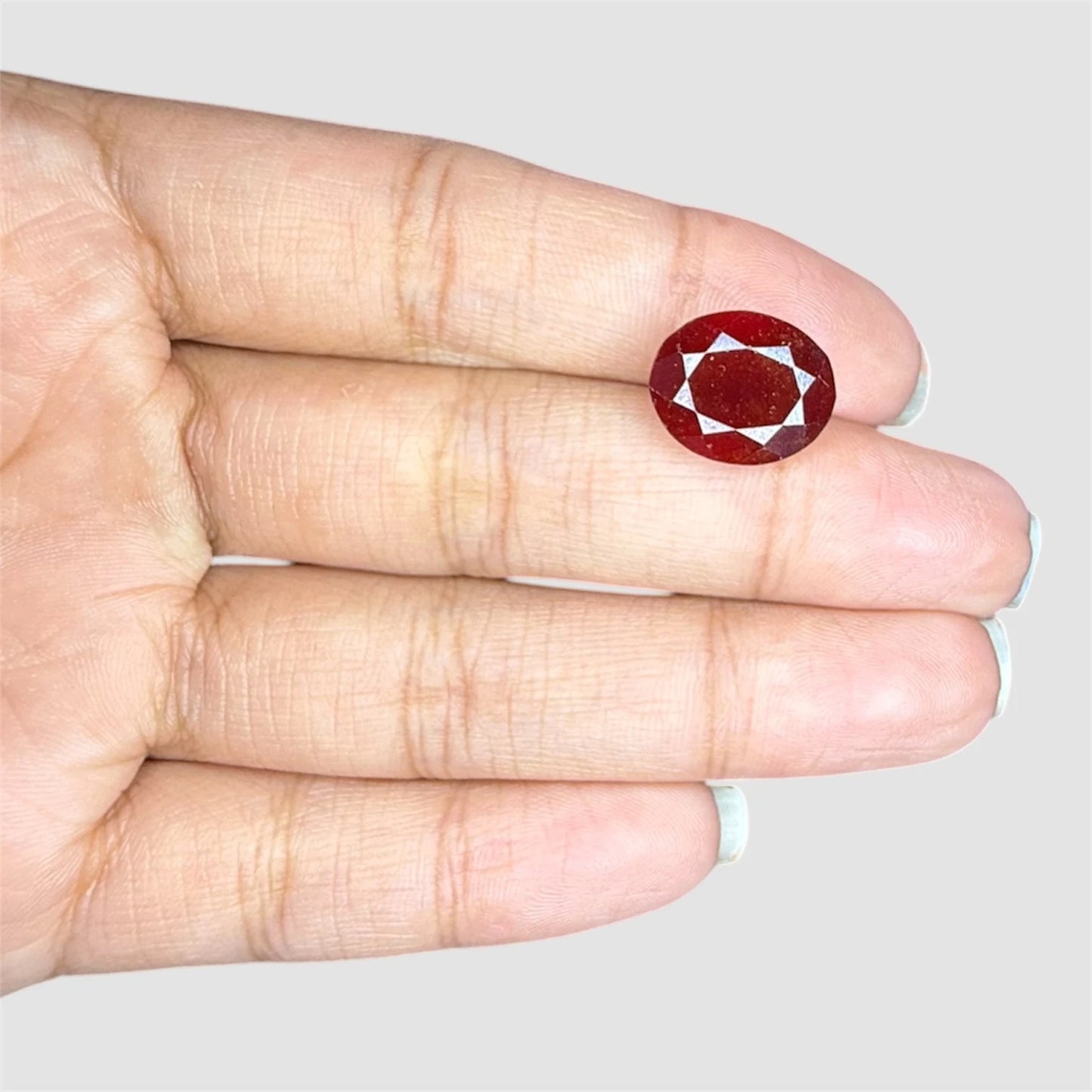 Natural Hessonite Oval Mixed Cut - 8.45 Carats