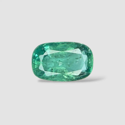 Natural Loose Emerald In Cushion Mixed Cut Shape 3.84 Carats 12.62x8.10x5.61mm Size