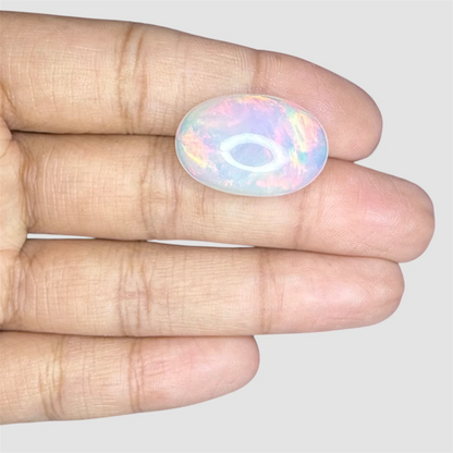 Natural Opal Oval Cabochon Cut - 14.4 Carats