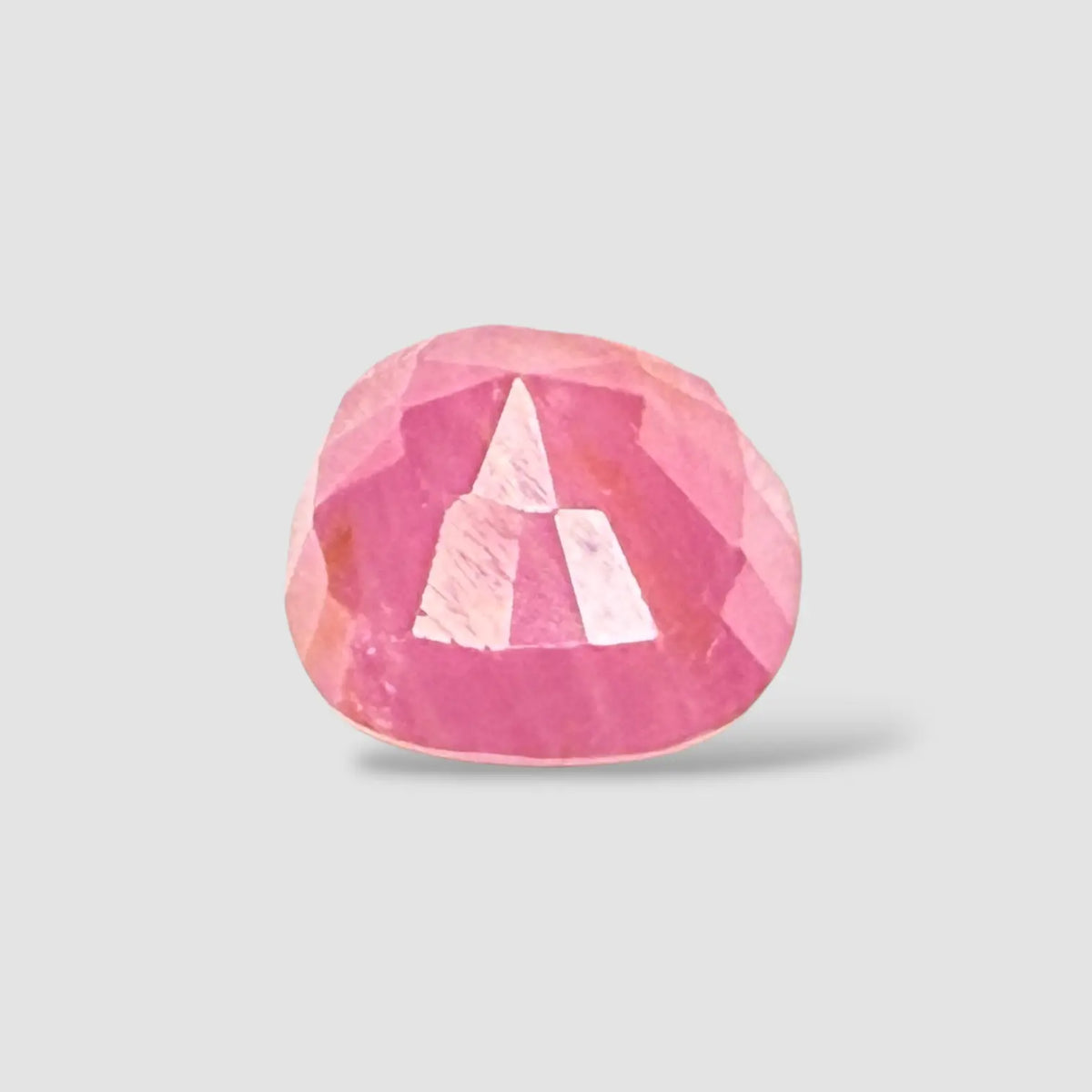 Natural Red Ruby Gemstone - Cushion 3.98 Carats 8.52x7.91x6.11mm Size