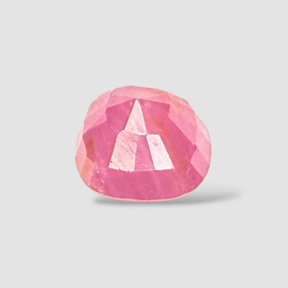 Natural Red Ruby Gemstone - Cushion 3.98 Carats 8.52x7.91x6.11mm Size