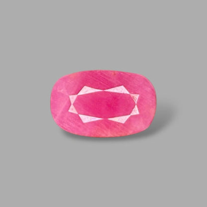 Natural Ruby Cushion/Faceted Cut - 5.22 Carats