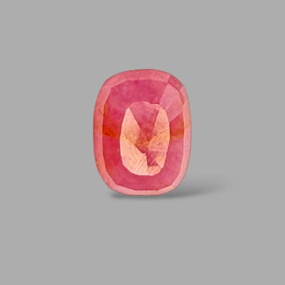 Natural Ruby Cushion/Faceted Cut - 6.76 Carats