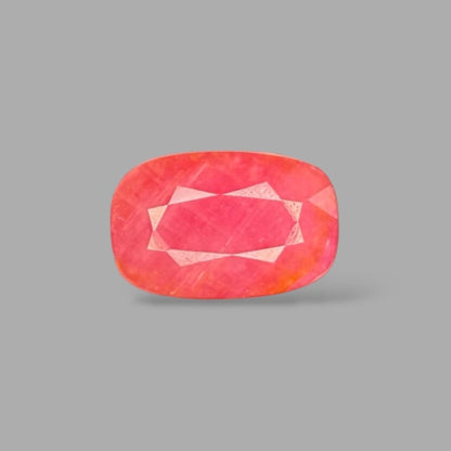 Natural Ruby Cushion/Faceted Cut - 8.92 Carats