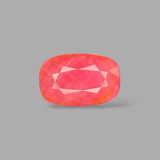 Natural Ruby Cushion/Faceted Cut - 8.92 Carats