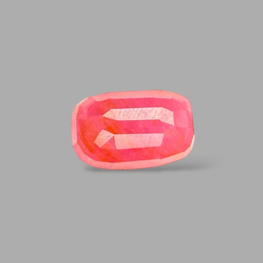 Natural Ruby Cushion/Faceted Cut - 8.92 Carats