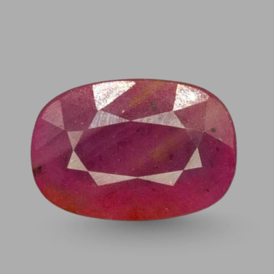 Natural Ruby Cushion Mixed Cut - 5.86 Carats