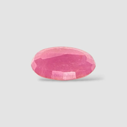 Natural Ruby Gemstone - Oval 2.79 Carats 10.84x7.69x3.09mm Size