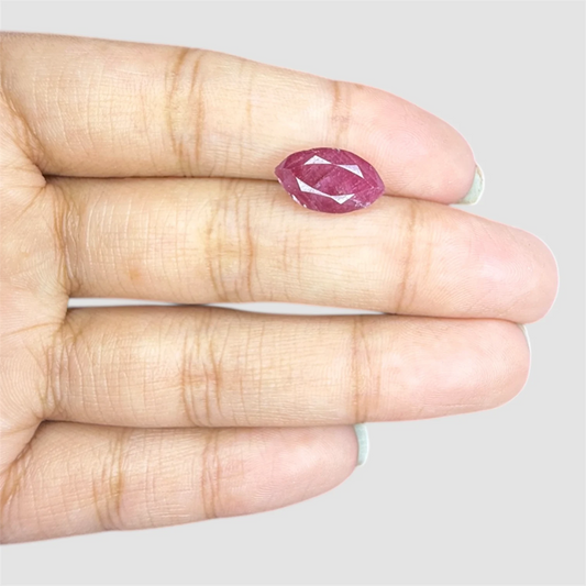 Natural Ruby Marquise/Faceted Cut - 4.75 Carats