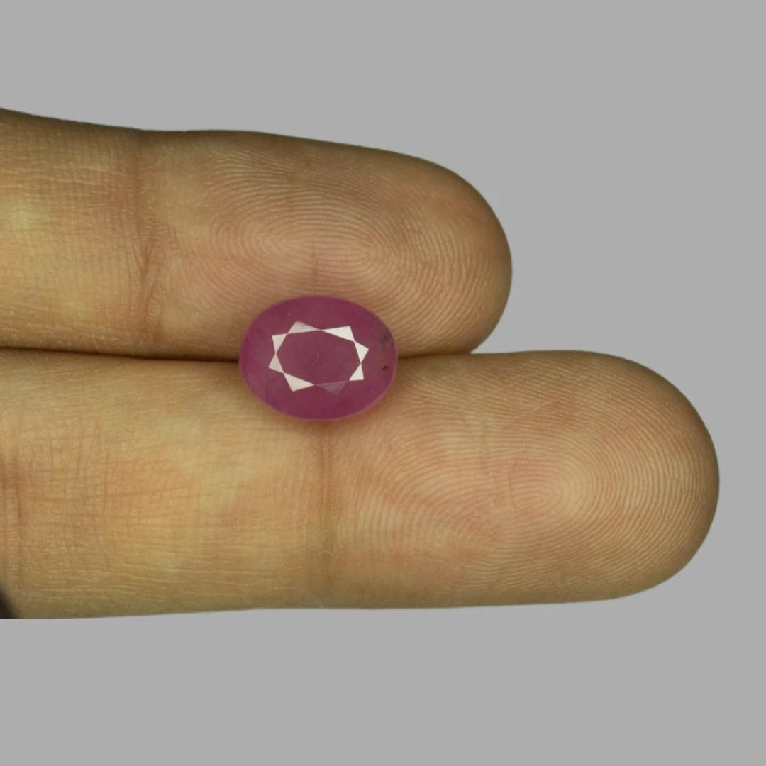 Natural Ruby Oval - 5.93 Carats