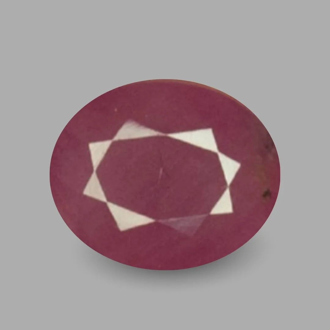 Natural Ruby Oval - 5.93 Carats