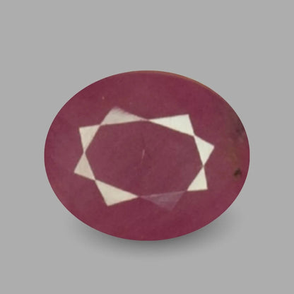 Natural Ruby Oval - 5.93 Carats