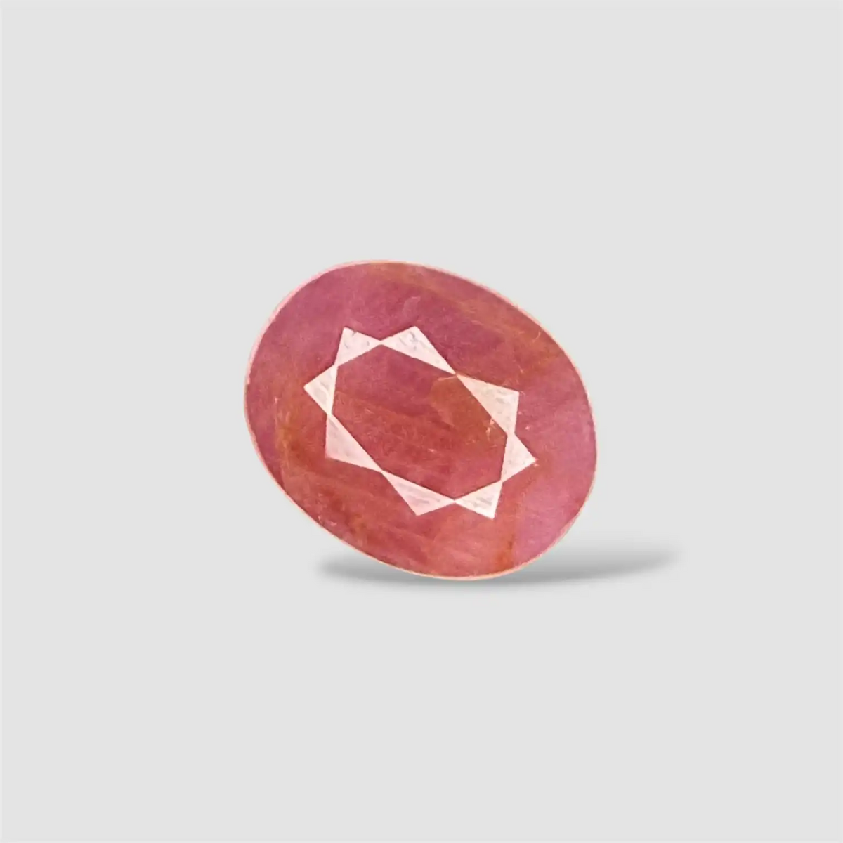 Natural Ruby - Oval 6.68 Carats 12.15x9.79x5.62mm Size