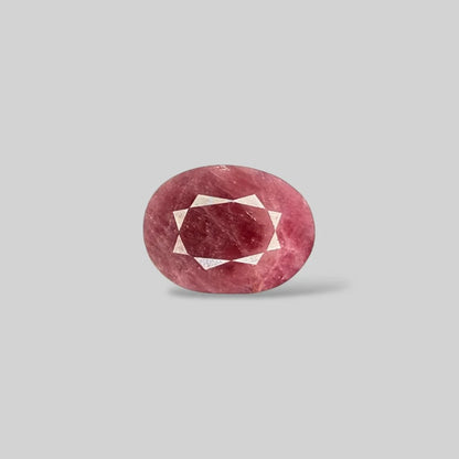 Natural Ruby Oval/Faceted Cut - 16.59 Carats