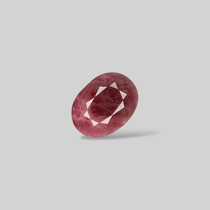 Natural Ruby Oval/Faceted Cut - 16.59 Carats