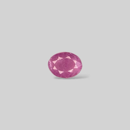 Natural Ruby Oval/Faceted Cut - 2.79 Carats