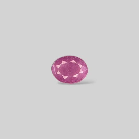Natural Ruby Oval/Faceted Cut - 2.79 Carats