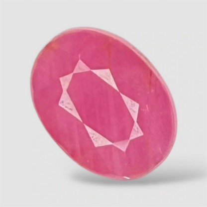 Natural Ruby Oval/Faceted Cut - 3.60 Carats