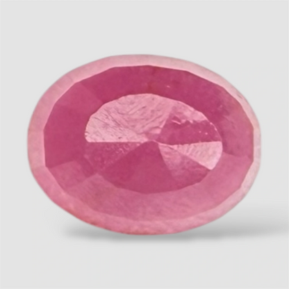 Natural Ruby Oval/Faceted Cut - 3.60 Carats