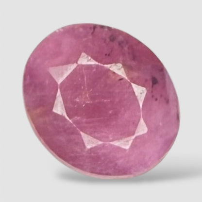 Natural Ruby Oval/Faceted Cut - 3.65 Carats