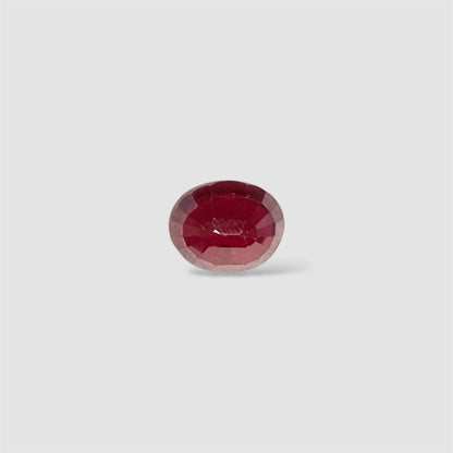 Natural Ruby Oval/Faceted Cut - 3.70 Carats