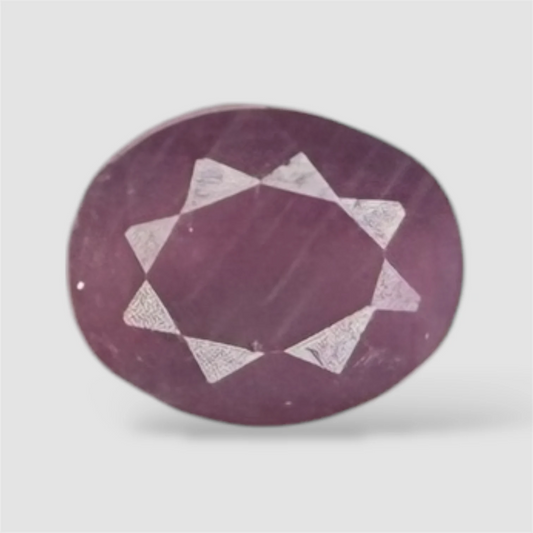 Natural Ruby Oval/Faceted Cut - 3.76 Carats