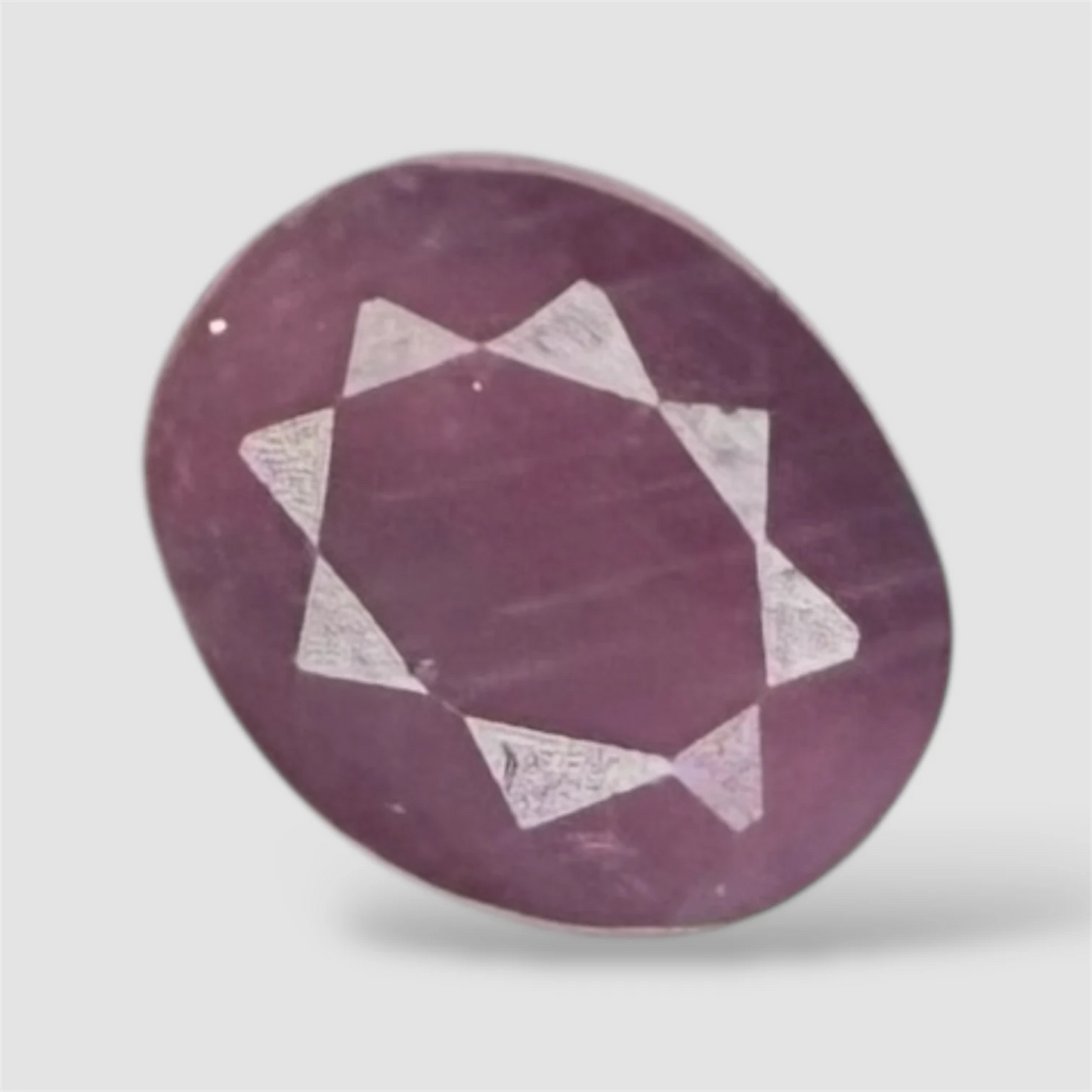 Natural Ruby Oval/Faceted Cut - 3.76 Carats