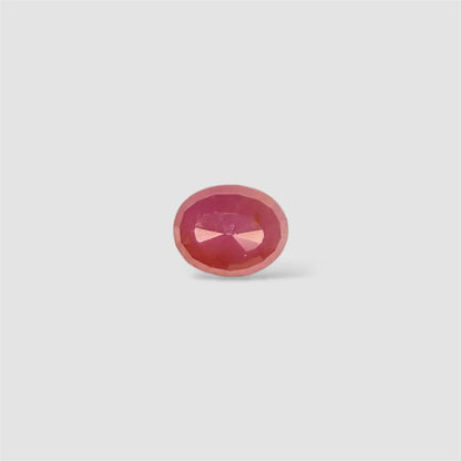 Natural Ruby Oval/Faceted Cut - 3.77 Carats