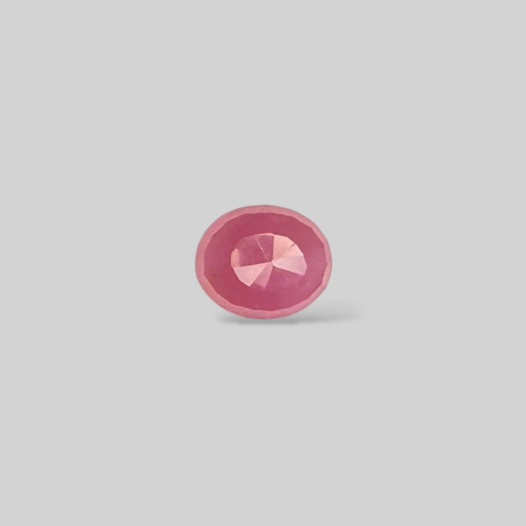 Natural Ruby Oval/Faceted Cut - 3.80 Carats