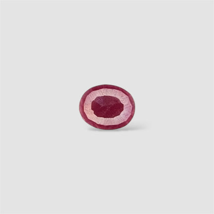 Natural Ruby Oval/Faceted Cut - 3.88 Carats