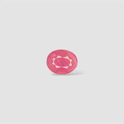 Natural Ruby Oval/Faceted Cut - 3.90 Carats