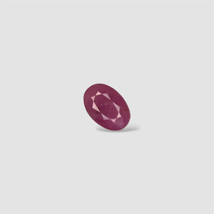 Natural Ruby Oval/Faceted Cut - 3.92 Carats