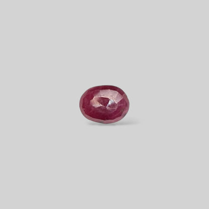 Natural Ruby Oval/Faceted Cut - 4.08 Carats