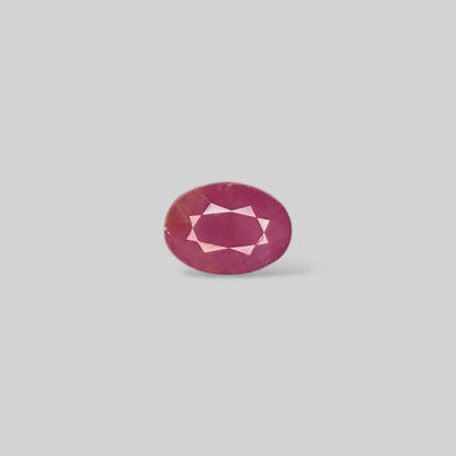 Natural Ruby Oval/Faceted Cut - 4.13 Carats