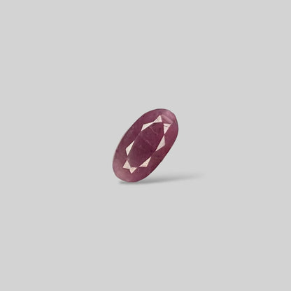 Natural Ruby Oval/Faceted Cut - 4.15 Carats