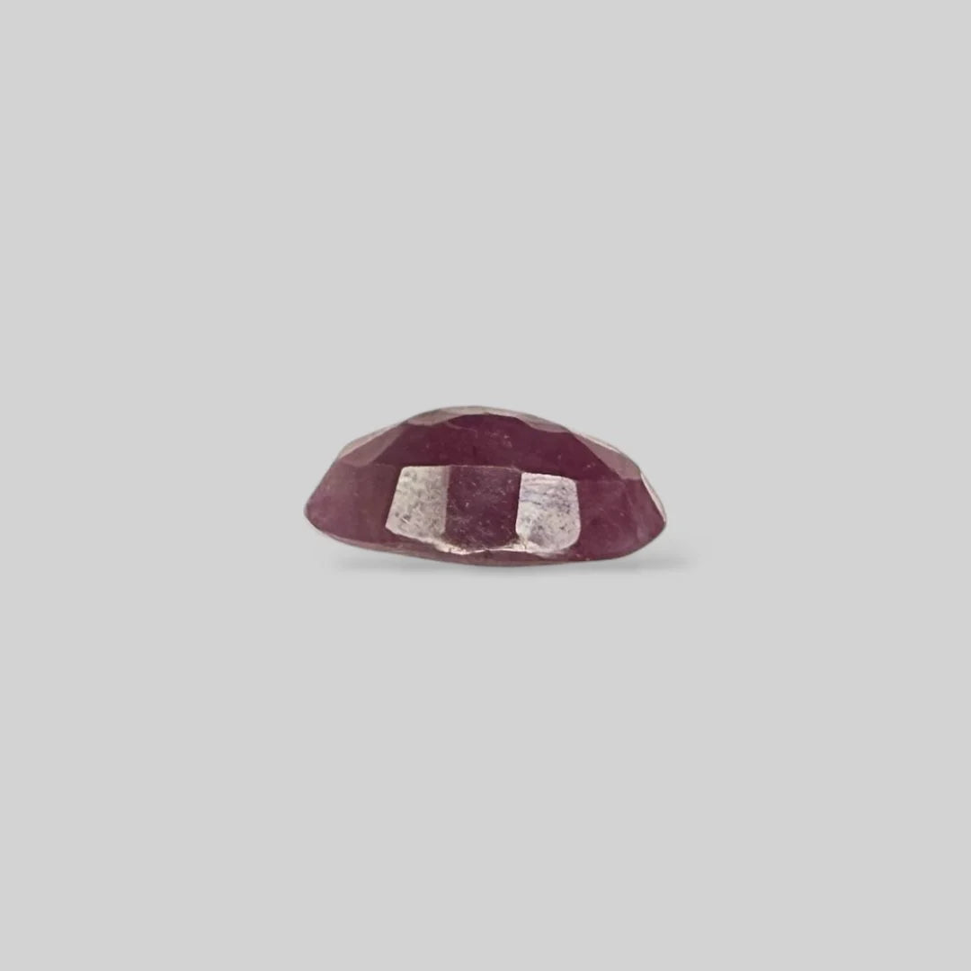 Natural Ruby Oval/Faceted Cut - 4.15 Carats