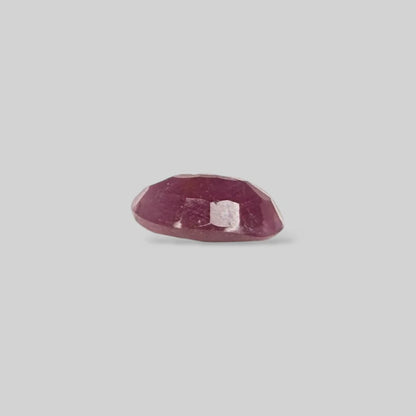 Natural Ruby Oval/Faceted Cut - 4.35 Carats