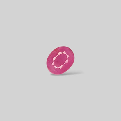 Natural Ruby Oval/Faceted Cut - 4.55 Carats