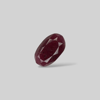 Natural Ruby Oval/Faceted Cut - 4.80 Carats