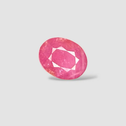 Natural Ruby Oval/Faceted Cut - 4.93 Carats