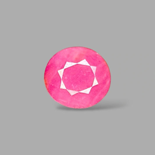 Natural Ruby Oval/Faceted Cut - 5.85 Carats